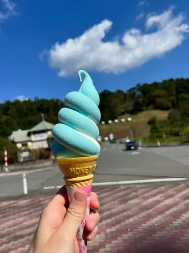 道の駅のソフトクリーム